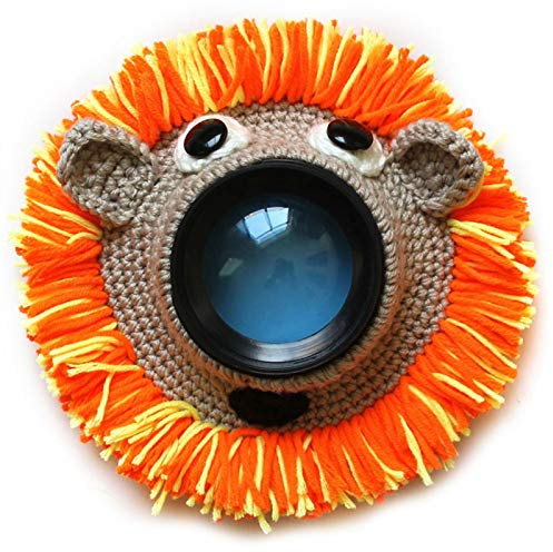 QOTSTEOS Shutter Huggers, Kamera Buddies Objektiv Zubehör Handgefertigt Posieren Fotografie Requisiten, Tierauslöser-Abdeckung, niedliches Tierobjektiv-Zubehör, Kind Haustier Handmade Posing