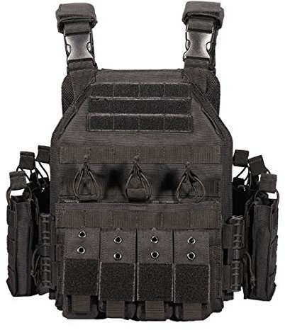 AYAY YAKEDA Plate Carrier, Modular Tactical Vest with Quick Release for Military Enthusiasts