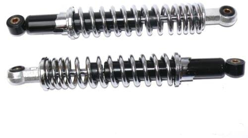KR Simson Federbeine Stoßdämpfer Paar SR50 S51 S50 S70 Chr/Schw 33,5