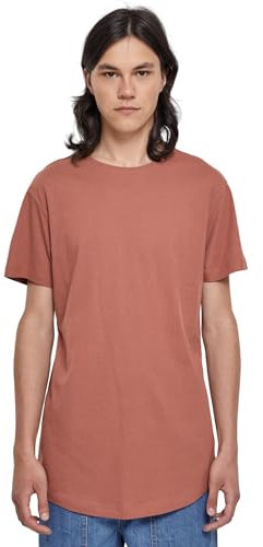 Urban Classics Herren T-Shirt Shaped Long Tee Terracotta XXL