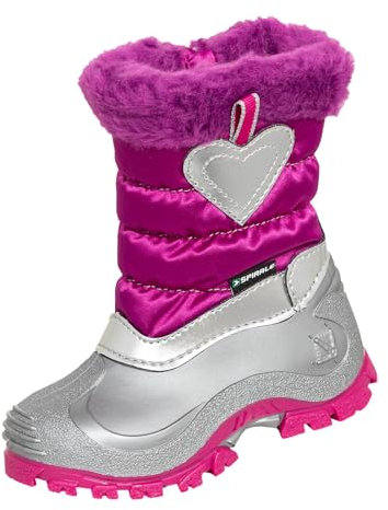 Winterstiefel Sonja lila silber Gr. 24