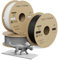 PLA Filament Pro, Hyper PLA Hochgeschwindigkeits-3D-Druckerfilament, 1,75 mm Schwarz Weiß Grau 3 kg Filament 3D-Druckmaterialien, Maßgenauigkeit +/- 0,03 mm, kompatibel mit den meisten FDM-Druckern