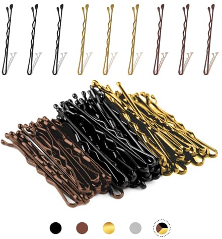 Biribila 75 Bobby Pin – 5cm Long Hair Pin for Women Hair Styling – Hair Grips for Thicker & Strong Hair, Ideal Hair Clips & Kirby Grip for All Types