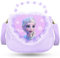 Kinderhandtasche Mädchen Tasche Kinderhandtasche Mädchen Frozen Thema Kinder Umhängetasche, Handtasche Klein mit Verstellbarem Gurt, Eiskönigin Prinzessin Schulrucksack Cartoon Schulter-Tasche