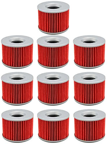 Tassety Set di 10 filtri 'Olio per Moto CBR300R 2015 2016 CBX 250 CRF250L CRF 250L 201-2015 FMX650 650 2005-2007