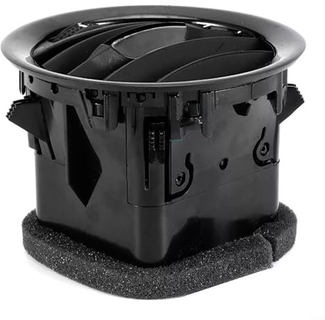 Uwithdanceme Rejilla de ventilación de aire acondicionado para automóvil, color negro y plástico, rejilla de salida para Opel Corsa D 2006-2014