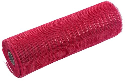 Breites Band für den Weihnachtsbaum, Netzband für den Weihnachtsbaum - Rollen für die Kränzeherstellung,10 Zoll x 30 Fuß Weihnachtskränze Netzband für Kunsthandwerk