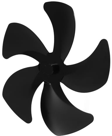 COOPHYA Heat-powered Fan for Wood Stove Aluminum Silent Fan Fireplace Accessories for Indoor Heating Camping