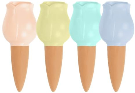 MKNZOME Sistema de Riego Automatico Macetas, 4 Piezas Riego por Goteo Botella Set Autorriego Kit Riego Plantas Vacaciones para Jardín Terraza Invernadero Flores Plantas Interior Exterior