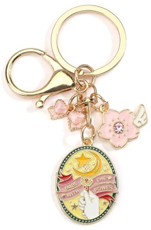 Gallkeat Sailor Moon Schlüsselanhänger, Anime Figur Souvenir Merch, Anime Schlüsselanhänger für Mädchen, Geschenkidee für Tasche Teenager Mädchen, Tasche Anhänger