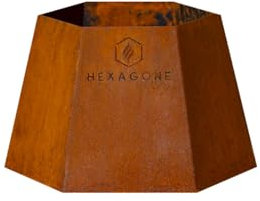 Pied Bas Festin Corten (brasero-plancha Hexagone)
