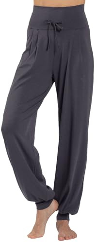 Magadi Yogahose Florence aus Naturmaterial Dark Grey XL