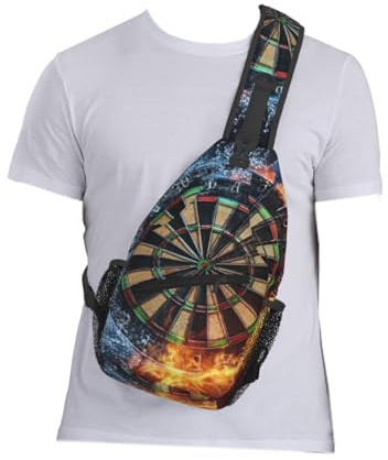 LQXNXHC Sling Bag Dart Board Chest Bag Travel Hiking Crossbody Backpack Adjustable Shoulder Bag Unisex