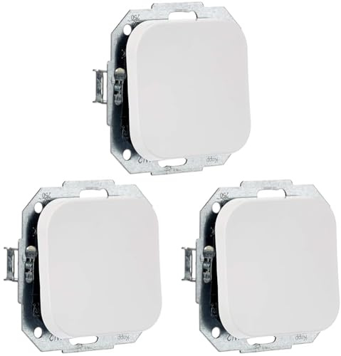 Kopp Taster Neutral Donau arktis weiss, 689302004 (Packung mit 3)