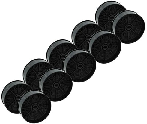 vhbw 10x Aktivkohlefilter kompatibel mit AEG DPB3931S, DGB1522S, DPB2621S, DPB3631S Dunstabzugshaube