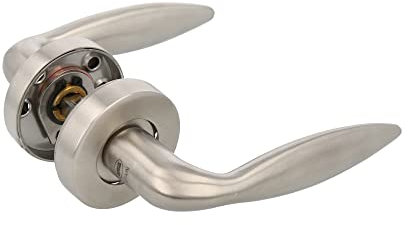 Amig - Poignée de Porte d'Intérieur en Inox 18/8 | Design Élégant | Compatible Carré de 8mm | Lot de 4 Pieds pour Sommier | Grille d'Aération 30x30cm, Blanc