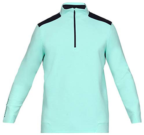 Under Armour UNDKU Men Storm Playoff 1/2 Zip Warm-up Top - Neo Turquoise/Black/Black (361), LG