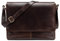 LEABAGS Borsa a Tracolla in Pelle per Uomo e Donna | Borsello Messenger con Tracolla | Borsa per Laptop in Vera Pelle fino a 15 Pollici | Borsa da Lavoro, Trasporto e Mano | Mocca