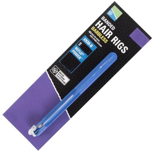 Preston Innovations Banded Hair Rigs Barbless KKM-B 15 38cm Qty 8 (Size 16 x1 Packet)