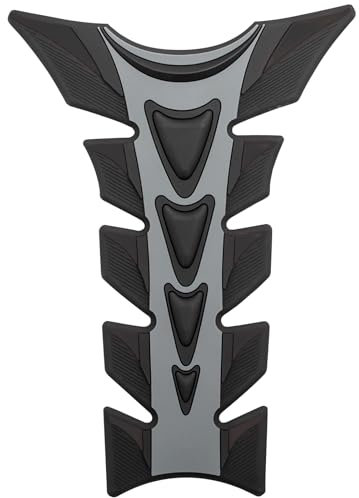 Pad Serbatoio Moto Sticker Adesivo Gomma Gel Protezione Nero Grigio A-Pro