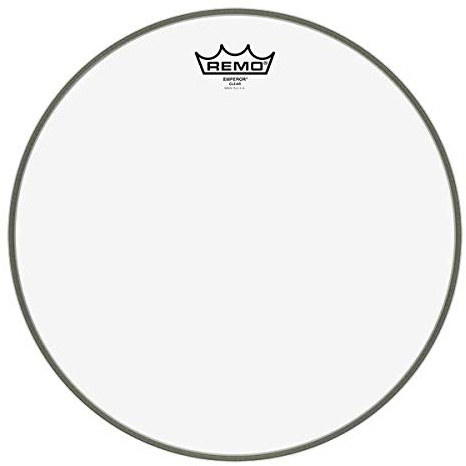 REMO EMPEROR PELLE PER BATTERIA ACUSTICA 14 cm.35,5 CLEAR TRASPARENTE PER RULLANTE O TOM