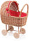 Puppenwagen Kinderwagen Weidenkorb Weiden Holz Korbgeflecht Weidenwagen WAG2