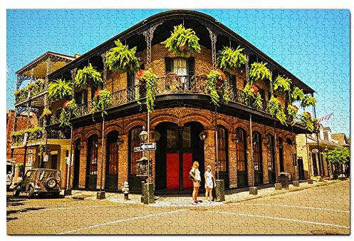 USA America French Quarter New Orleans Jigsaw Puzzle 1000 Piece Game Artwork Travel Souvenir Wooden