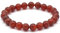 Miracles Minéraux Bracelet perle ronde 8 mm, pierre naturelle, création artisanale française, plus de 80 choix (Cornaline 8 mm)