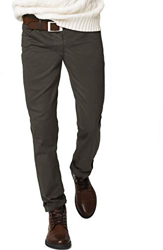 Toocool - Jeans Uomo Pantaloni Imbottiti Pile Felpati Foderati Regular Fit H001 [52,H833 Verde Militare]