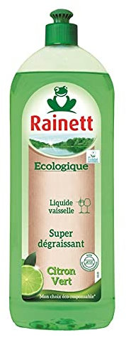 RAINETT - Liquide Vaisselle Citron Vert 750Ml - Lot De 4 - Offre Special