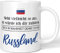 JUNIWORDS Tasse, Sieht vielleicht so aus, als würde ich dir zuhören. Doch in Wahrheit denke ich an Russland (1001338), Wähle Farbe, Weiß