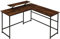 tectake® Industrial Schreibtisch L Form, Eckschreibtisch mit beweglicher Monitor Ablage Schreibtisch, Gaming Tisch 140 x 130 cm, Computertisch für Büro, Office - Industrial Holz hell, Eiche Sonoma