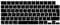 MiNGFi Silikon Deutsche QWERTZ Tastaturschutz für MacBook Pro/Max 14&16 M1-M4(A3185 A2485 A2780 A2991 A3403 A3186) Air 13,6&15,3 M2-M4(A3113 A3240 A2941 A3114 A3241) EU/ISO Tastaturlayout-Schwarz