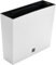 botle Fioriera da balcone, 58 x 18 x 50 cm, colore: bianco effetto rattan