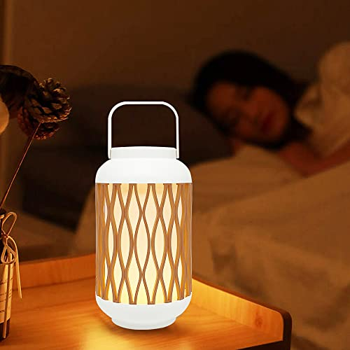 Skaaisont Tragbares LED-Nachtlicht am Nachttisch, warmweißes Nachtlicht, stufenloses Dimmen, berührungsempfindliches Nachtlicht für Schlafzimmer, Wohnzimmer und Büro
