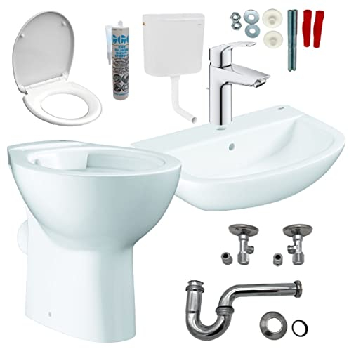 HGMBAD Geberit Aufputzspülkasten Waschtisch Waschbecken Stand WC Komplettset