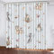 DICOIN Gardinen Kinderzimmer Mädchen Junge Motiv Waldtier Fuchs Vorhang Blickdicht Ösen 2Er Set-160X140Cm(Hxb)/160X70Cm*2 -Isolierung Vorhang Polyester Blickdicht,A15