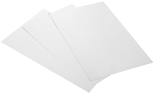 SEWACC 3 carteles de sublimación de chapa de aluminio en blanco, para manualidades, placa de aluminio, marco de metal, bandera en blanco