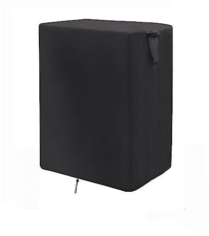 Onlyme Pizzaofen-Tischabdeckung, 82 x 61 x 90 cm, schwarz, wasserdicht, Polyester mit Polyurethan-Futter