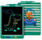 DYNASONIC (DYNA-PM Dinosaure) Tablette d'écriture enfants 10 pouces, LCD Tablette de dessin enfants tableau blanc magnétique dinosaure jouet cadeau 2 3 3 4 5 6 7 8 ans.