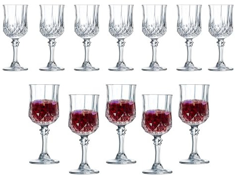 CYEER 12 Stück Likörgläser mit Stiel 50ml, Schnapsgläser mit Stiel, Cordial Gläser, Likör Gläser Set, Sherry Gläser für Party Festival Tequila Ouzo Vodka