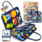 SpielLieb® Montessori Busy Board Deutsch ab 3 Jahre - interaktives Activity Board Spielzeug für Kleinkinder - Beschäftigung für Auto & Flugzeug Entwicklung & Motorik