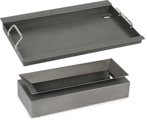 Stanbroil Flat Top Grilleinsatz mit Hitzekrümmer-Kit für Masterbuilt Gravity Series 560 Grill und Smoker MB20040220 MB20041020