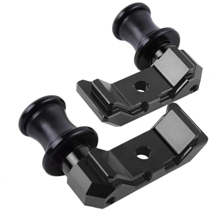 DZSJHGFDD Tamponi Paratelaio per FZ07 MT07 Ruota Posteriore Forcella Assale Slider Forcellone Stand Pick Up 2014-2022 2020 2021 per FZ MT 07 FZ-07 MT-07 Accessori Protezione paraurti(Nero)