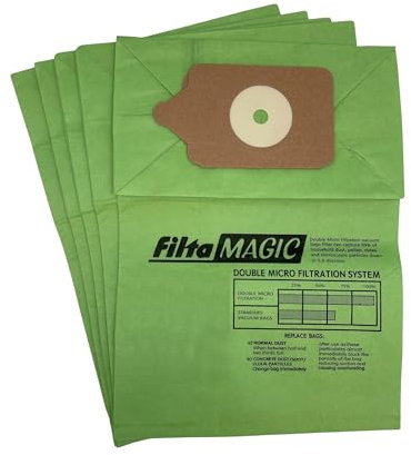 Filtamagic Compatible Double Layer Paper Vacuum Cleaner Dust Bags For ALL Numatic Henry Hetty (20)