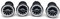 LiuROSE Aria Condizionata Bocchette per Audi A3 8P 2004-2011,Kit cruscotto Pannello di Uscita dell'Aria condizionata per Auto Griglia di Copertura