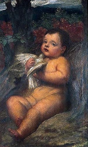 PSVDCTOO Gefeiert Wall Art Leinwand Bilder Wandgemälde The outcast goodwill von george frederic watts Poster Bilder Leinwand für Zimmer 60x90cm