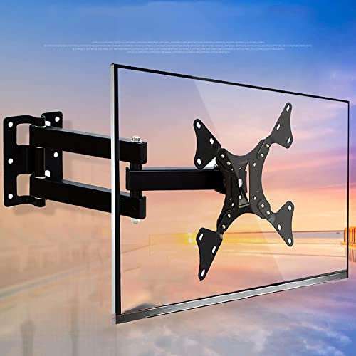 Vollbewegliche TV-Wandhalterung für 35,6 cm (14 - 32 Zoll) Flachbildfernseher, schwenk- und neigbar, Kabelmanagement, hält bis zu 30 kg