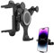 Car Mobile Phone Holder Round Air Vent Holder for Mercedes Benz Audi BMW Mini Cooper Ford Jeep Suzuki Mustang Wrangler Swift Universal Round Vents Mount for iPhone Galaxy ABS Silicone Car Accessories