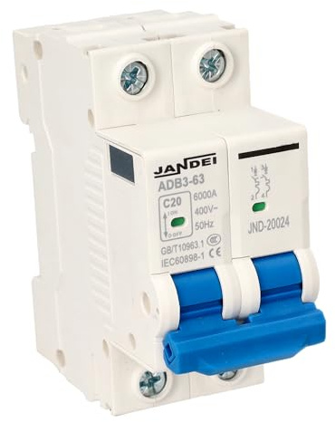 Jandei - Interruptor magnetotérmico curva C 2P 20A